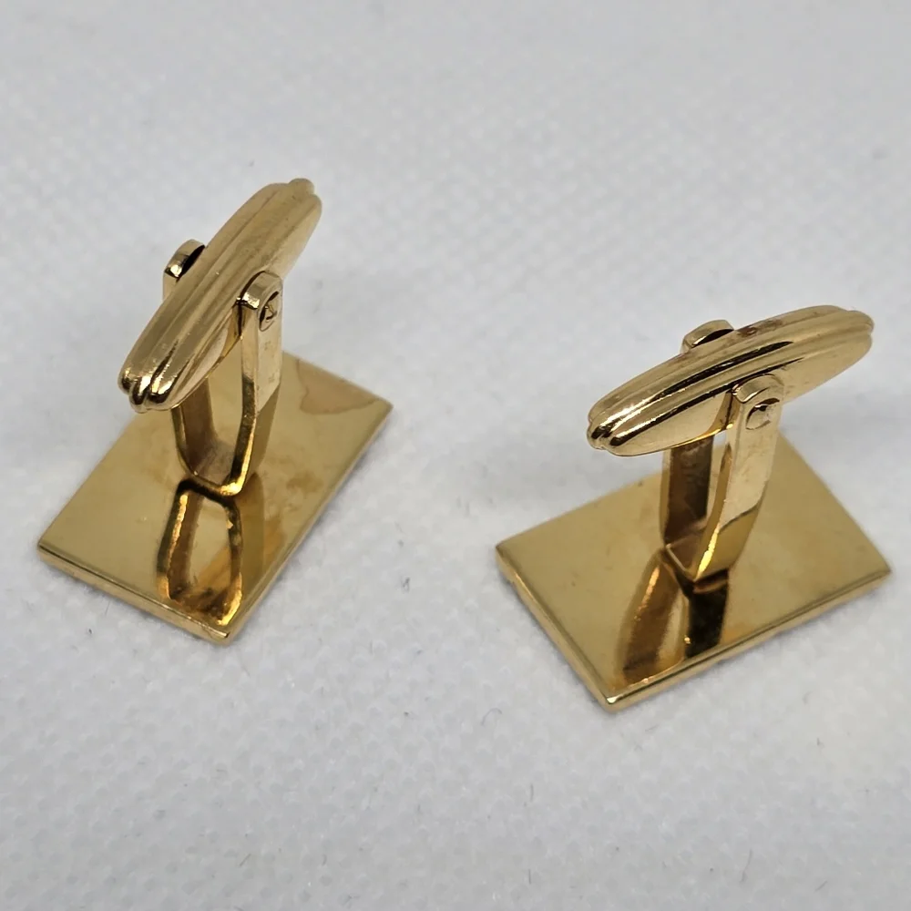 Dunhill Gold and Silver Tie Pin Cufflinks Set